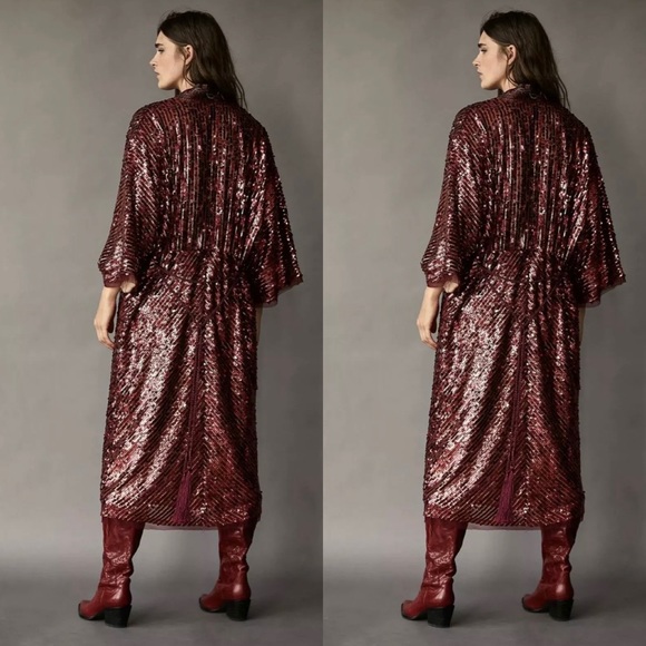 New Free People Light Is Coming Duster Size XS - Picture 2 of 7